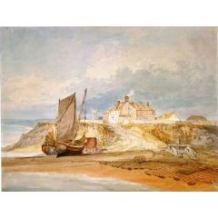 View on the Sussex coast Painting Reproduction
