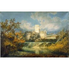 Kirkstall Abbey, Yorkshire Painting Reproduction