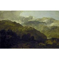 Welsh Mountain Landscape Painting Reproduction