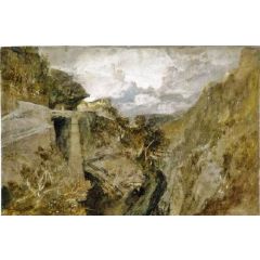 Fortified pass, Val d’ Aosta Painting Reproduction