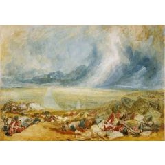 The field of Waterloo Painting Reproduction