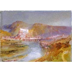 Huy on the Meuse Painting Reproduction