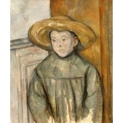 Boy with a Straw Hat, also known as L’enfant au Chapeau de Paille Painting Reproduction