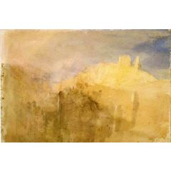The Yellow Castle’, Beilstein on the Moselle Painting Reproduction