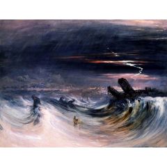 The Destruction of Tyre Painting Reproduction