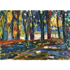 Park of St. Cloud - Autumn II Painting Reproduction