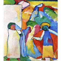 Improvisation 6 (African) Painting Reproduction