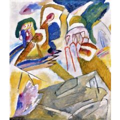 Improvisation 18 (with Tombstones) Painting Reproduction