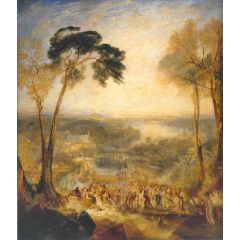 Phryne Going to the Public Baths as Venus - Demosthenes Taunted by Aeschines Painting Reproduction