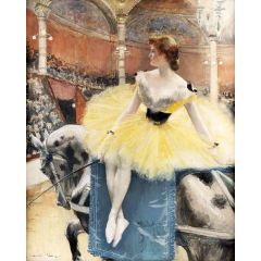 Equestrienne Au Cirque Fernando Painting Reproduction