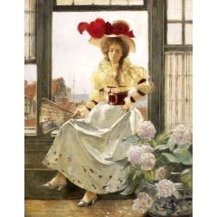 Portrait of a Lady Painting Reproduction