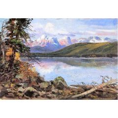 Lake McDonald Painting Reproduction