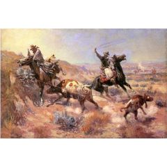 A Serious Predicament Painting Reproduction