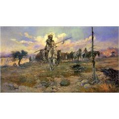 Bringing Home the Spoils Painting Reproduction