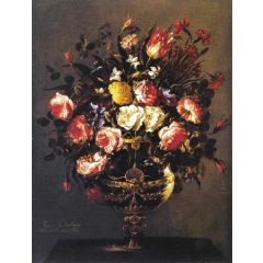 Vase of Flowers Painting Reproduction