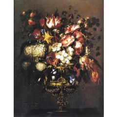 Vase of Flowers Painting Reproduction
