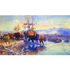 His Heart Sleeps Painting Reproduction