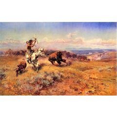 Horse of the Hunter, also known as Fresh Meat Painting Reproduction