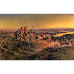 The Salute of the Robe Trade Painting Reproduction