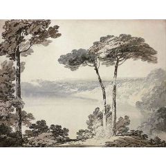 Lake Albano Painting Reproduction