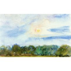 Banks of the Seine, near Rouen Painting Reproduction