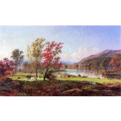 On the Saw Mill River Painting Reproduction