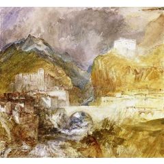 Vèrres in the Val d’Aosta Painting Reproduction