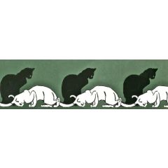 Frise de chats Painting Reproduction
