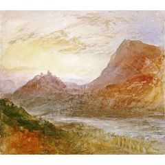 Sion, Rhone (or Splugen) Painting Reproduction