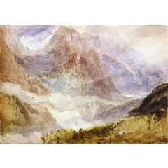 Monte Rosa (or the Mythen, near Schwytz) Painting Reproduction