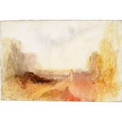 Oxford, New College Painting Reproduction