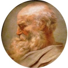 Head of an Old Man Painting Reproduction