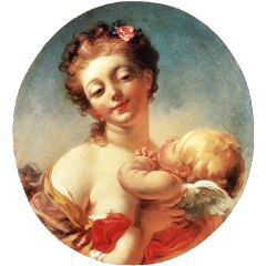 Venus and Cupid Painting Reproduction