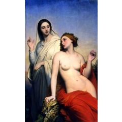 Heavenly Love and Earthly Love Painting Reproduction