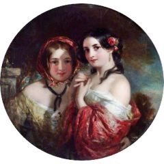 The Sisters Painting Reproduction