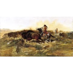 Wild Meat for Wild Men Painting Reproduction