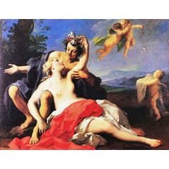 Chloris and Zephyr Painting Reproduction