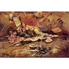 Waiting and Mad Painting Reproduction