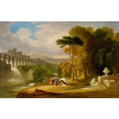 Alexander and Diogenes Painting Reproduction
