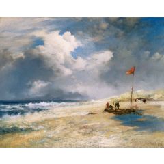 East Hampton Beach Painting Reproduction