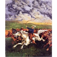 Prairie Fire Painting Reproduction