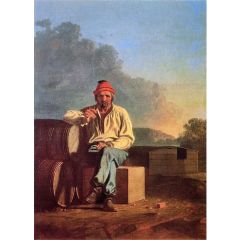 Mississippi Boatman Painting Reproduction
