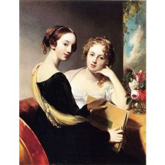 Misses Mary and Emily McEuen Painting Reproduction