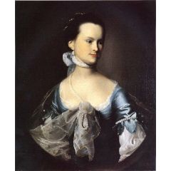 Portrait of Elizabeth Deering Wentworth Gould Rogers, also known as Mrs. Nathaniel Rogers Painting Reproduction