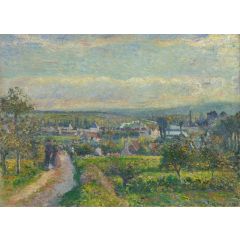 View of Saint-Ouen-l’Aumone Painting Reproduction