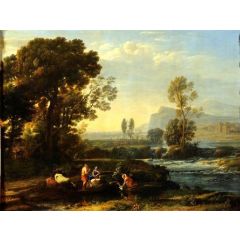 Landscape with the Rest on the Flight to Egypt Painting Reproduction