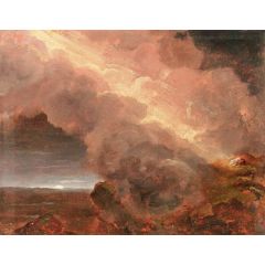 On the Mountaintop Painting Reproduction