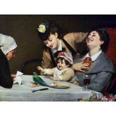 Merrymakers Painting Reproduction