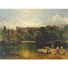 Windsor Castle from the Thames Painting Reproduction