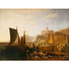 St Mawes at the Pilchard Season Painting Reproduction